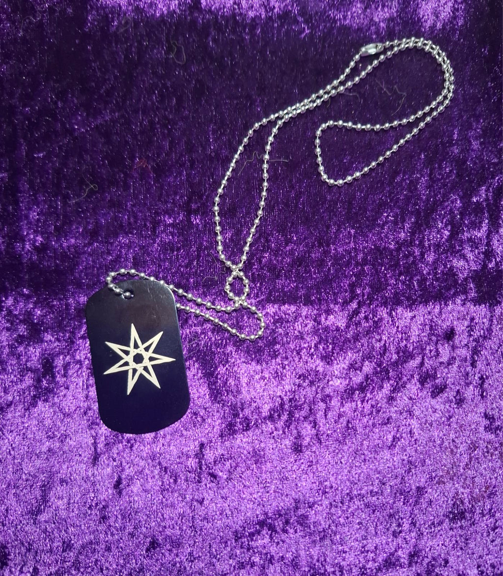 Therian , Otherkin , Alterhuman - Dog tag Necklace