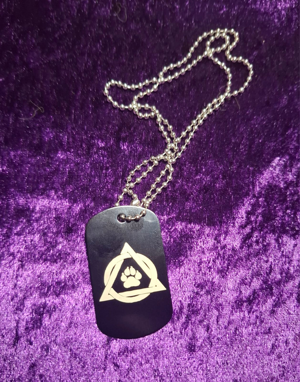 Therian , Otherkin , Alterhuman - Dog tag Necklace