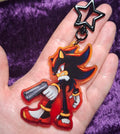 Edgy Emo Hedgehog Gradient Acrylic charm / Keychain