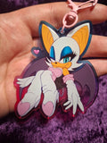Rouge Gradient Acrylic Keychain
