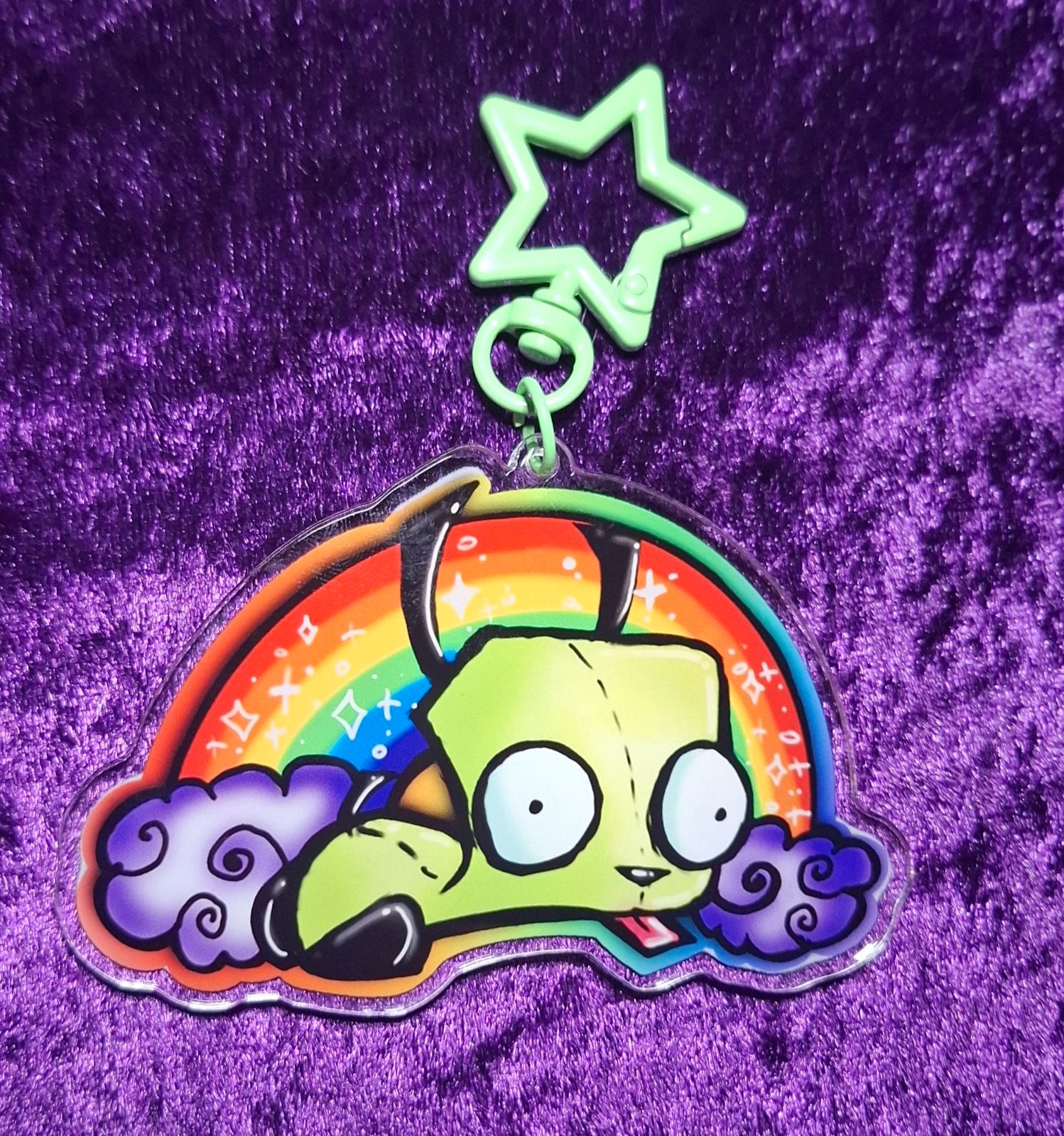 GIR - Invader Zim - Acrylic Keychain