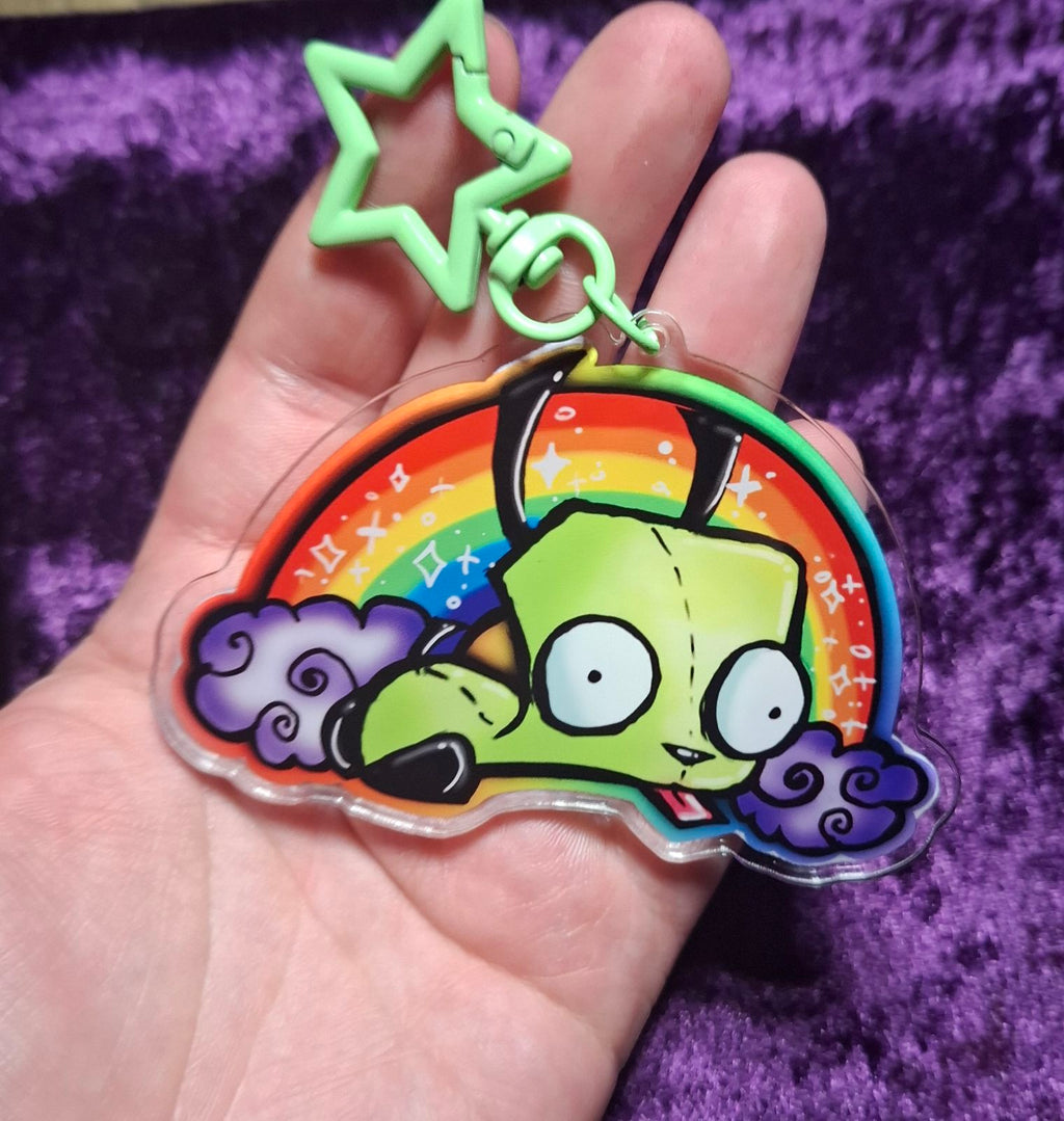 GIR - Invader Zim - Acrylic Keychain