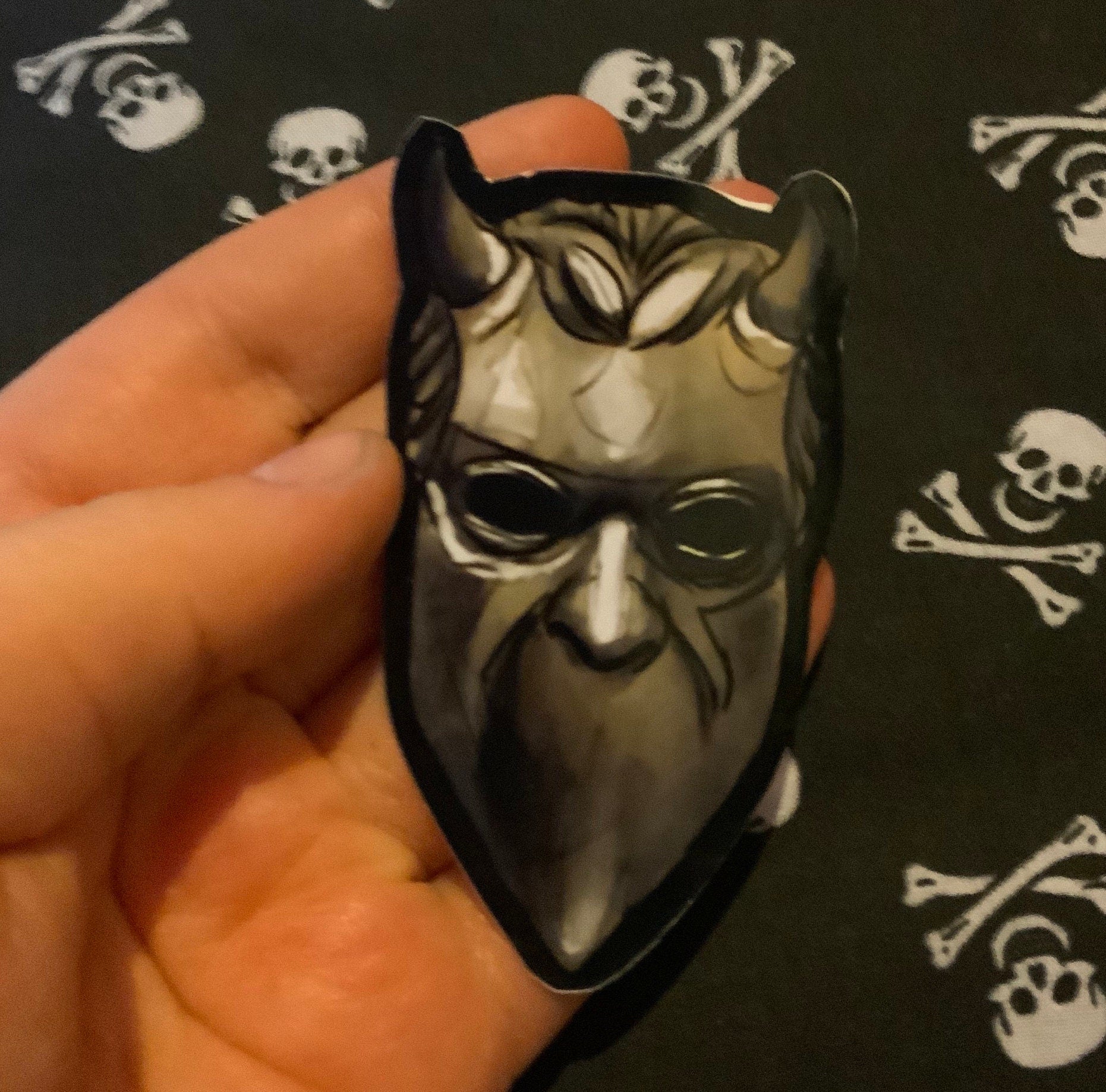 Handmade Nameless Ghoul Glossy Vinyl Sticker  |  Papa Emeritus  | The Band Ghost | Cardinal Copia | Ghost Music band rock pop metal