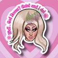 God dosen't exist  , but I do - Holographic Vinyl  Sticker