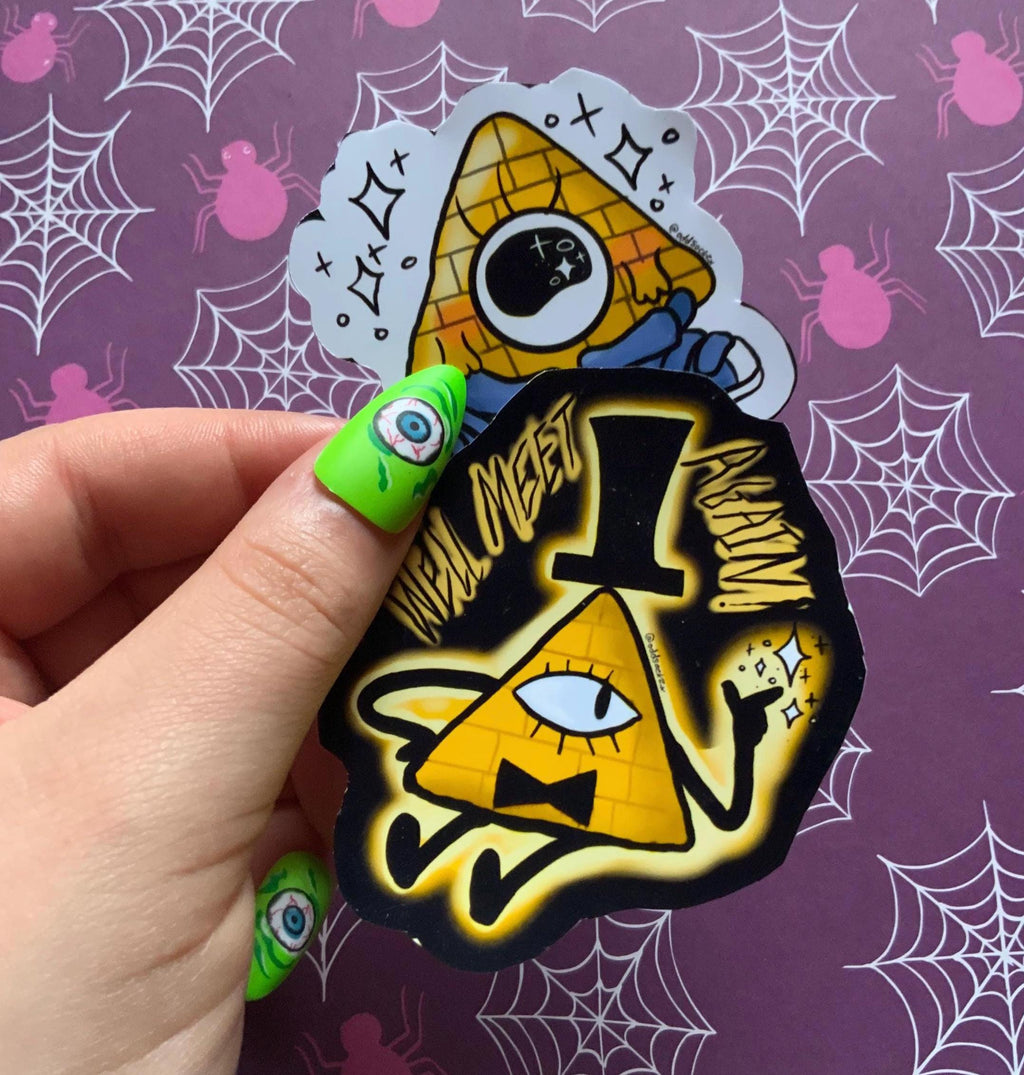 Bill Cipher /Baby Bill vinyl stickers /Decal