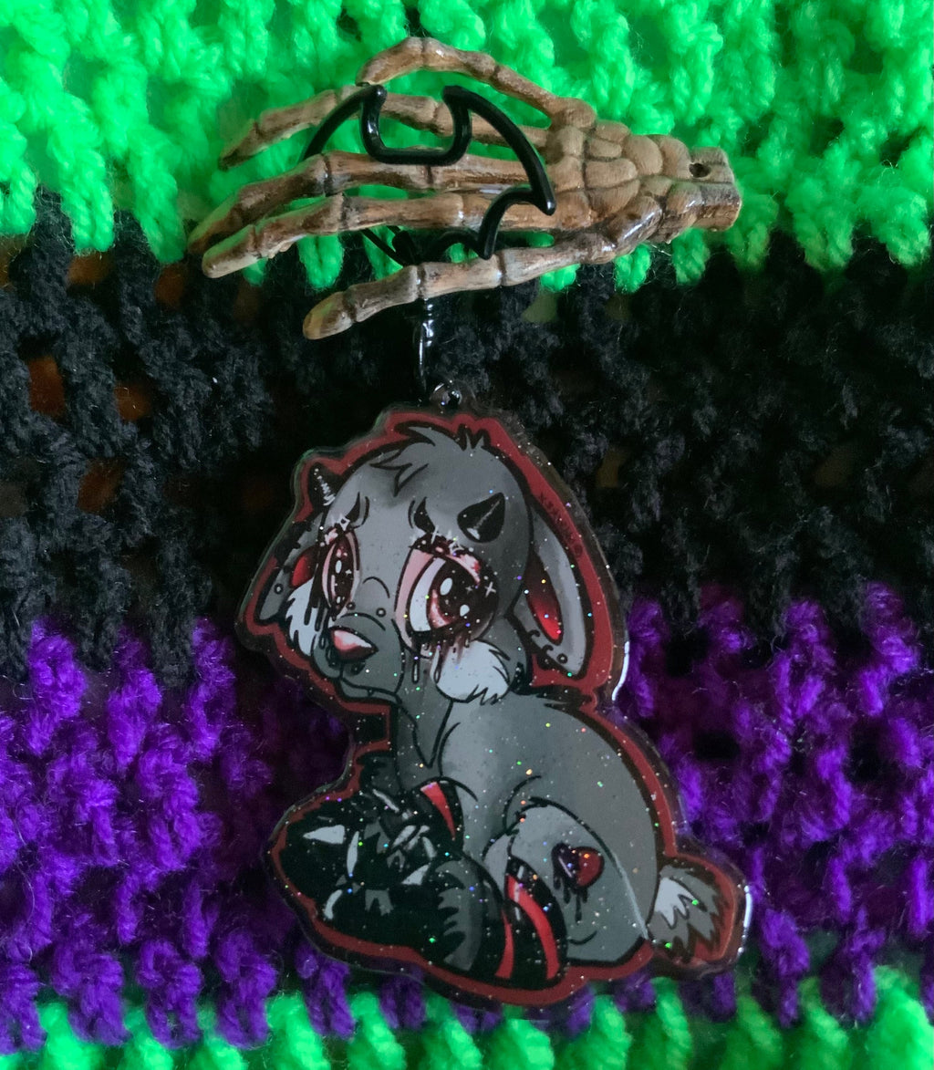 Neopets Emo ixi- Acrylic charm / Keychain
