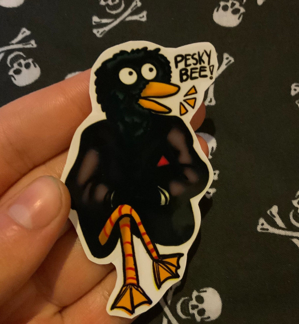 DHMIS - Yellow guy , Red guy , Bird guy- WaterProof vinyl Stickers