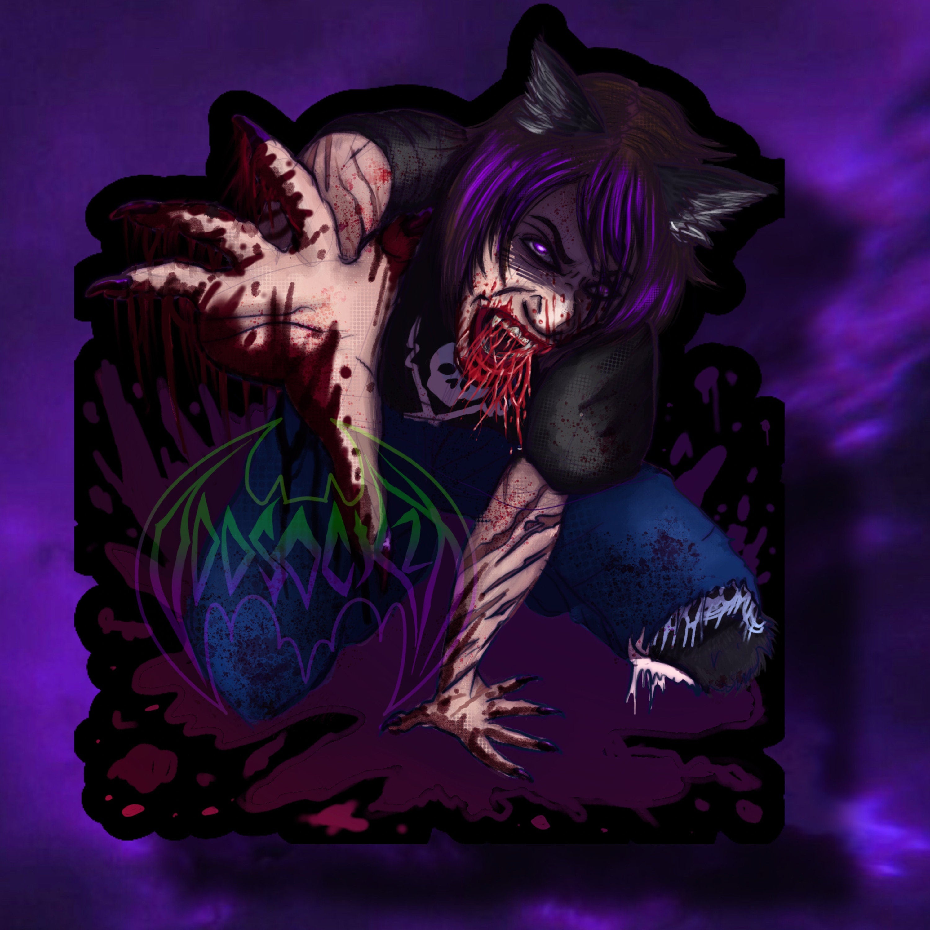 Werewolf Habit EverymanHybrid  Vinyl Stickers / Decal