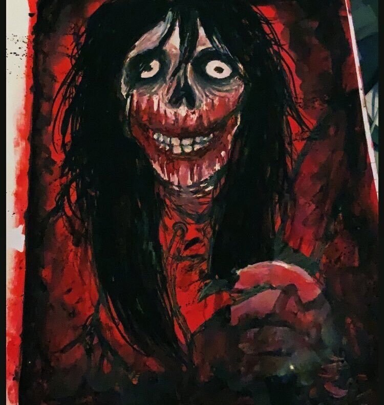 Jeff The Killer Art Print - A5 - Wall Art , Creepypasta decor fan art , nostalgic , internet horror , emo , wall art , spooky ,killer