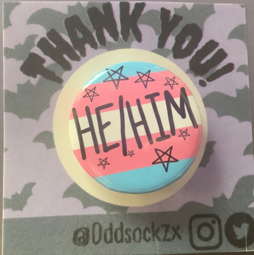 Trans Transgender Pride Month LGBT LGBTQ+  32mm Button Badges
