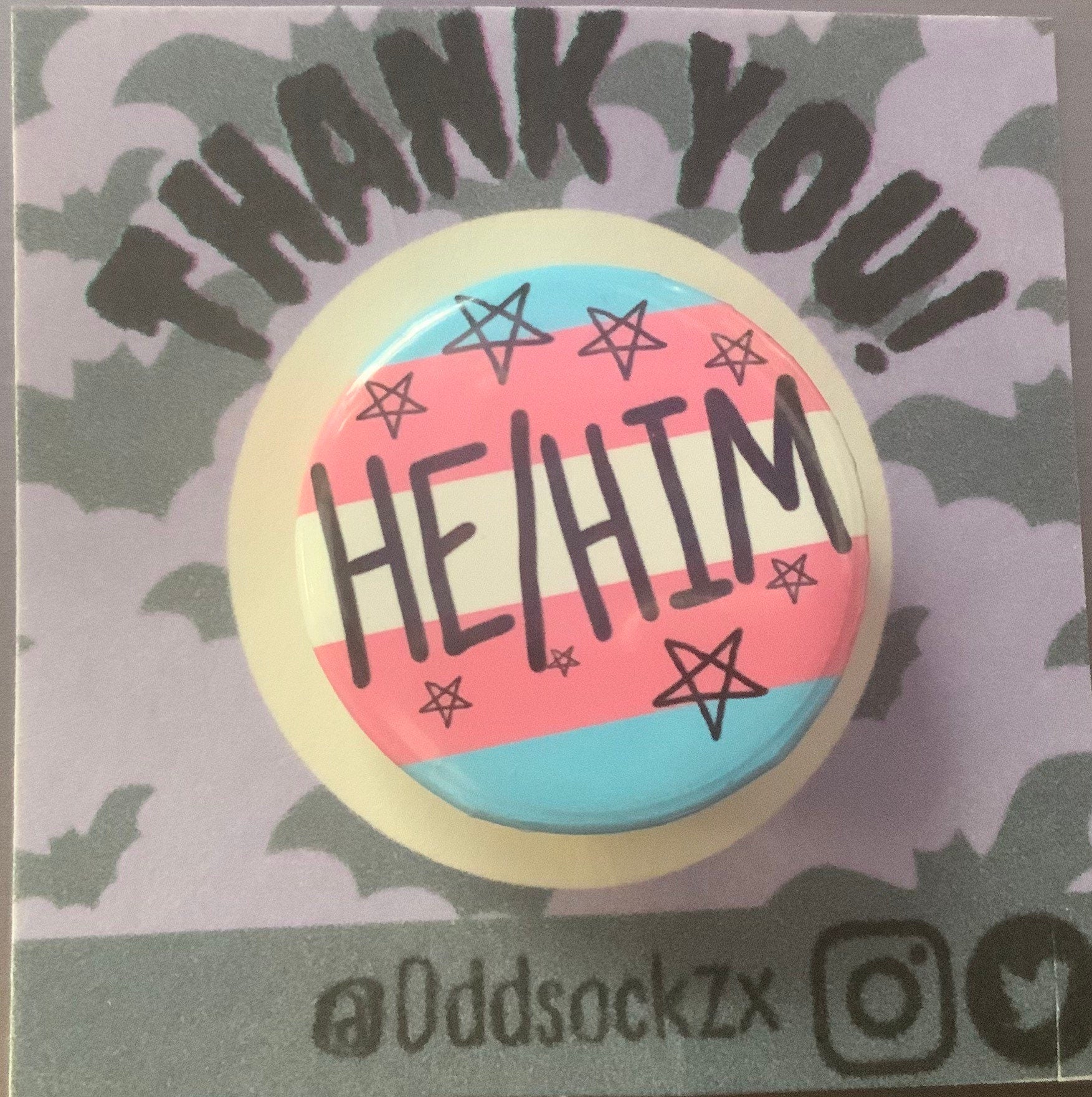 Trans Transgender Pride Month LGBT LGBTQ+  32mm Button Badges