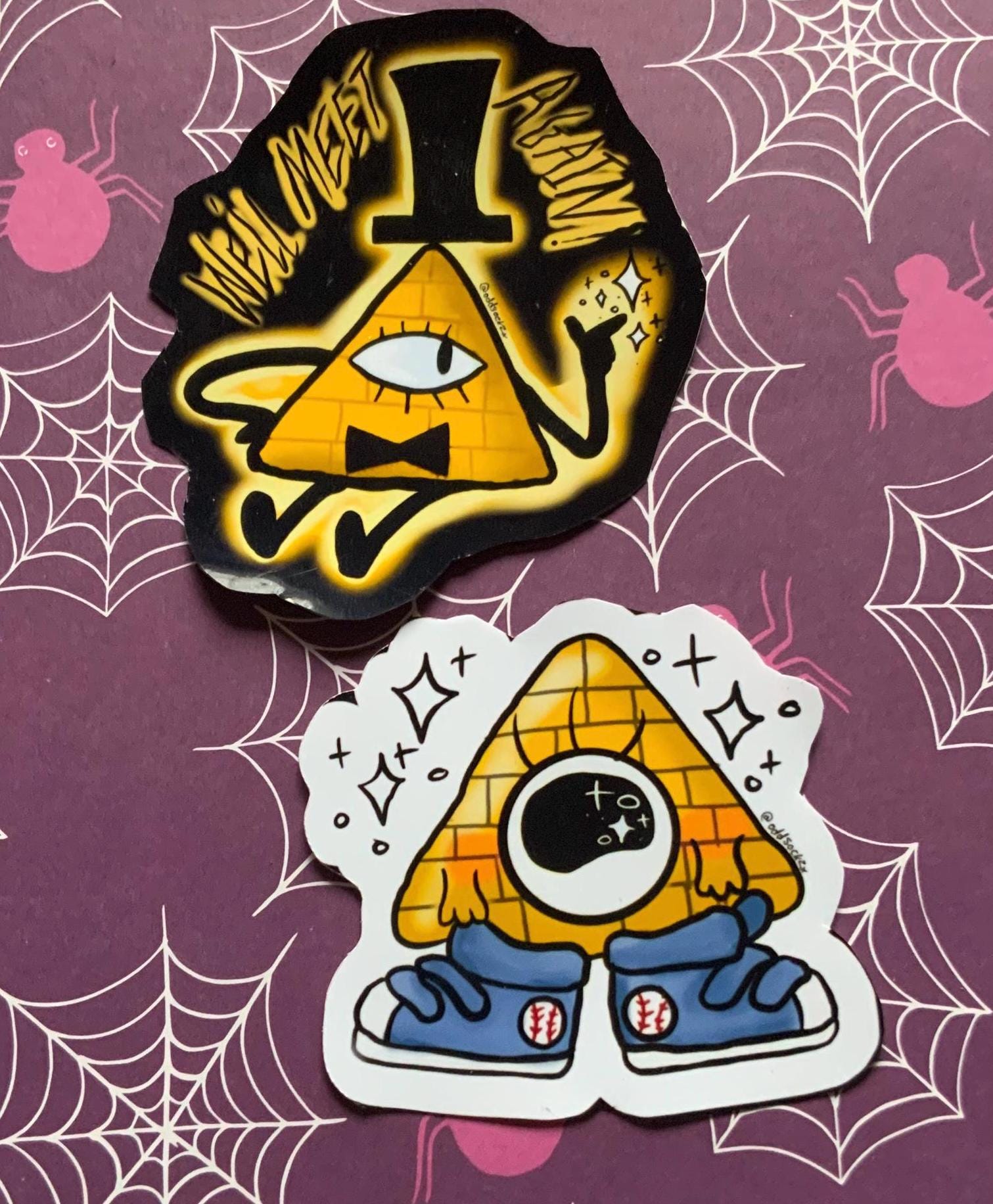 Bill Cipher /Baby Bill vinyl stickers /Decal