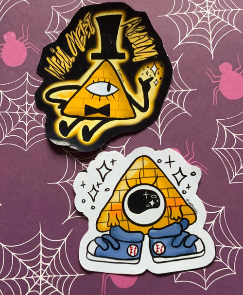 Bill Cipher /Baby Bill vinyl stickers /Decal