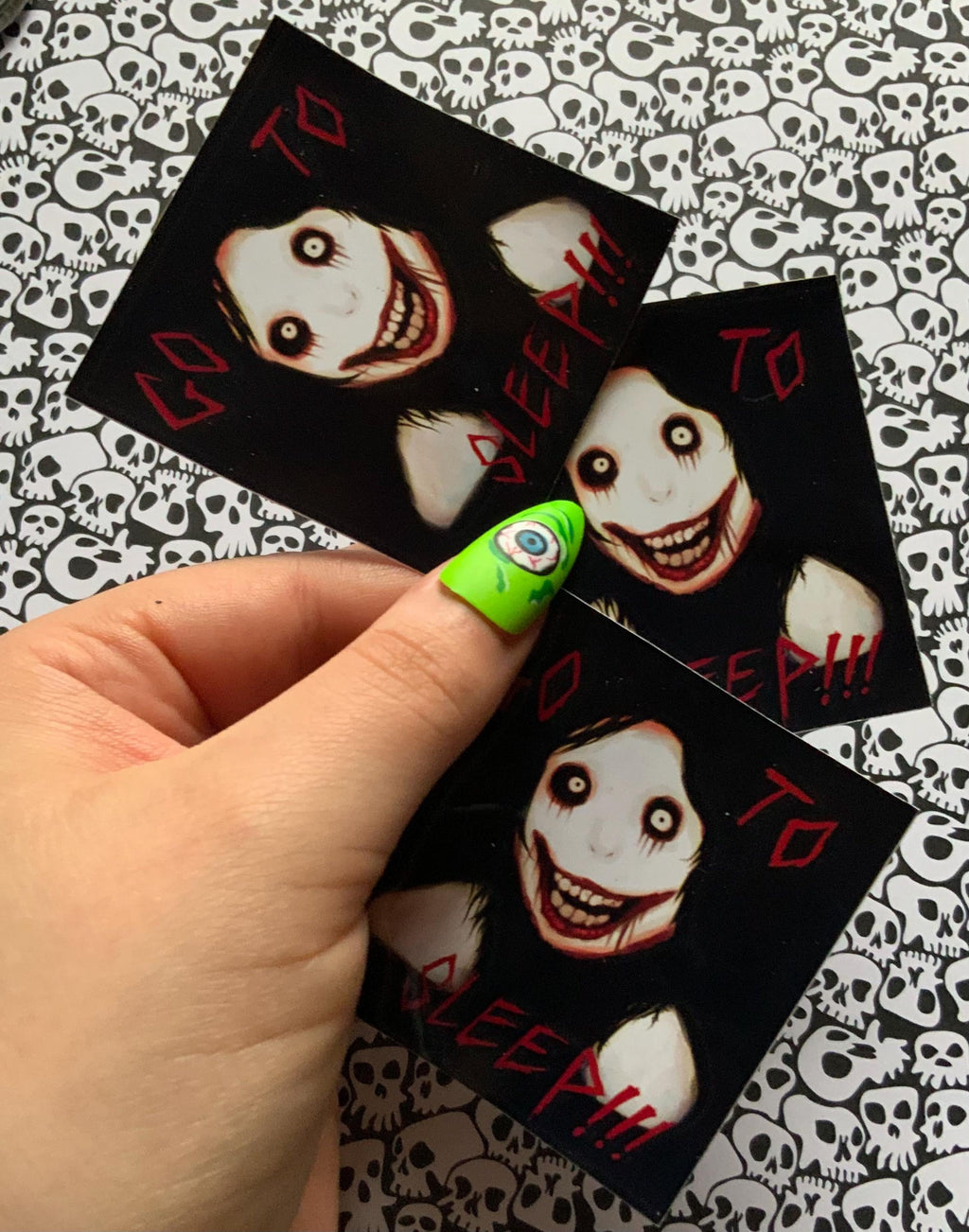Jeff The Killer - Creepypasta  Vinyl Sticker/Decal