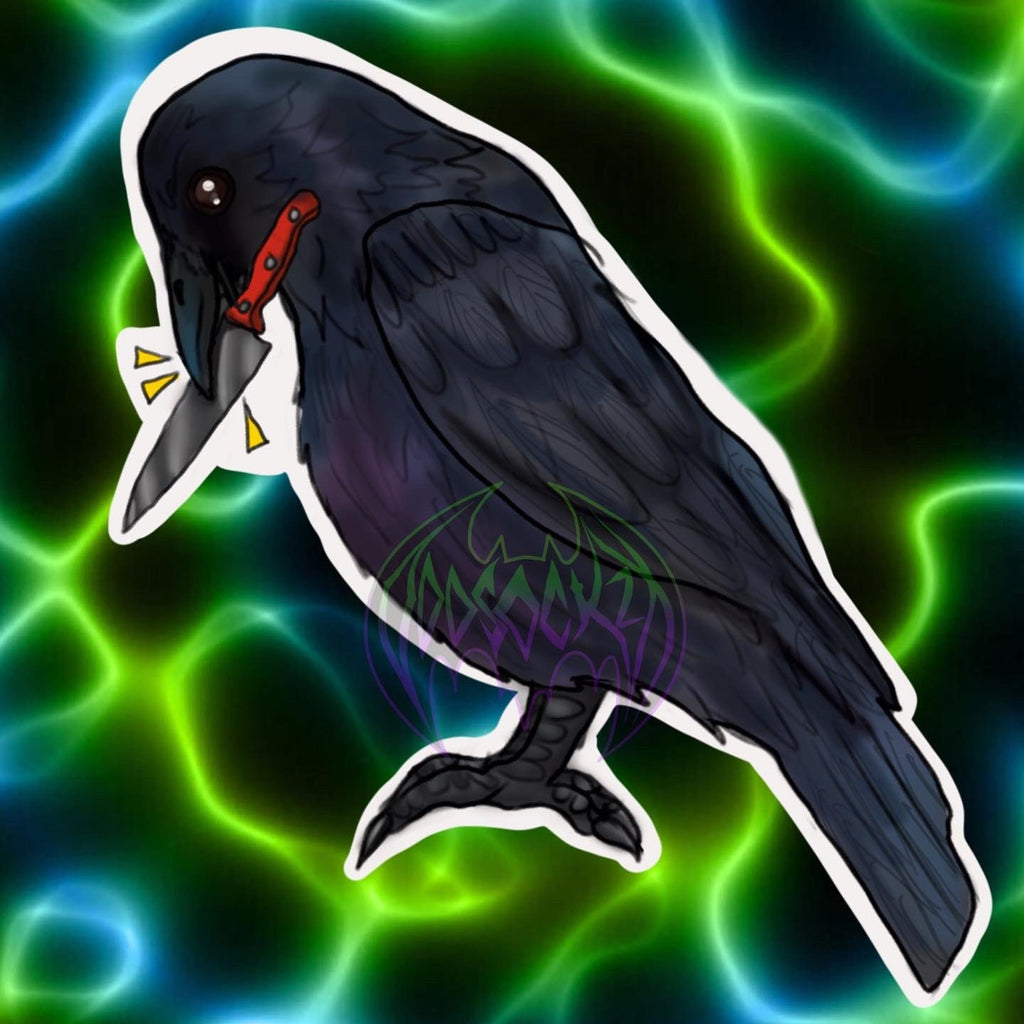 Chaotic Crows Stickers