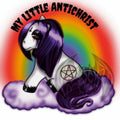 Satanic Panic / Antichrist Holographic Vinyl Sticker