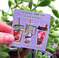The Autistic ADHD urge to have 3 drinks Sticker