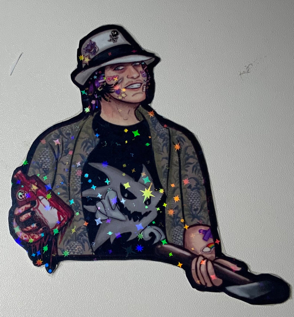 Holographic Habit EverymanHybrid  Vinyl Stickers