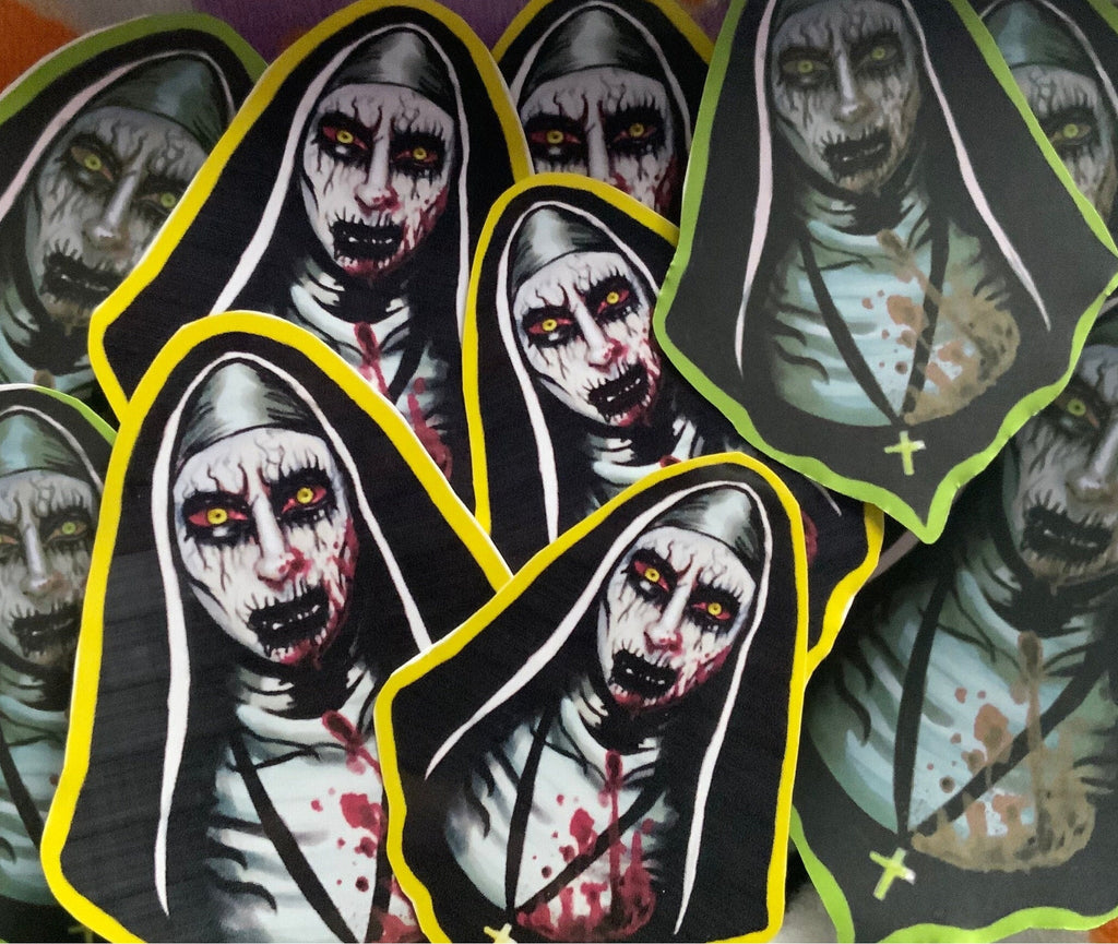 Nun Glossy Vinyl Sticker Or Matte Paper Sticker