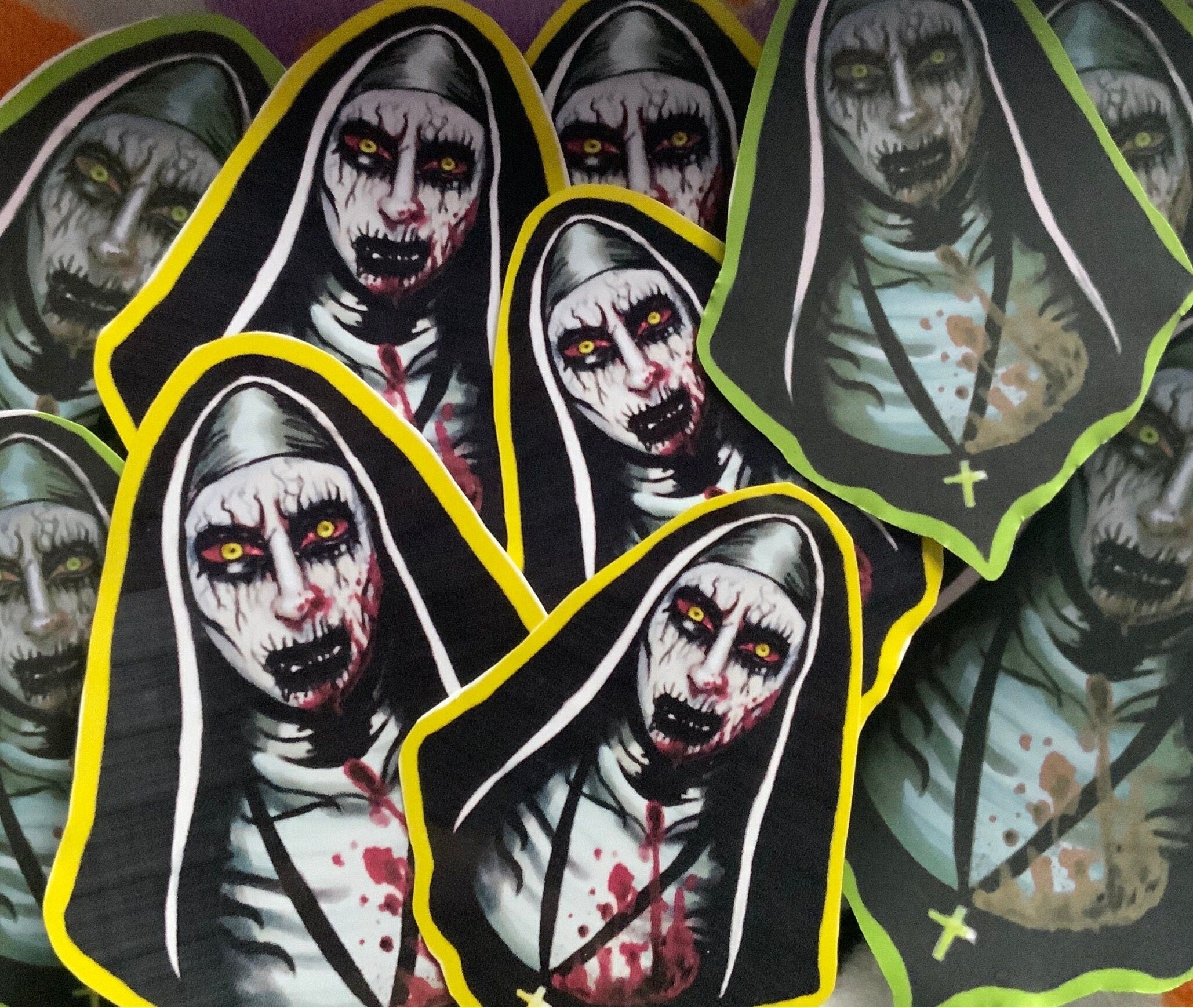 Nun Glossy Vinyl Sticker Or Matte Paper Sticker