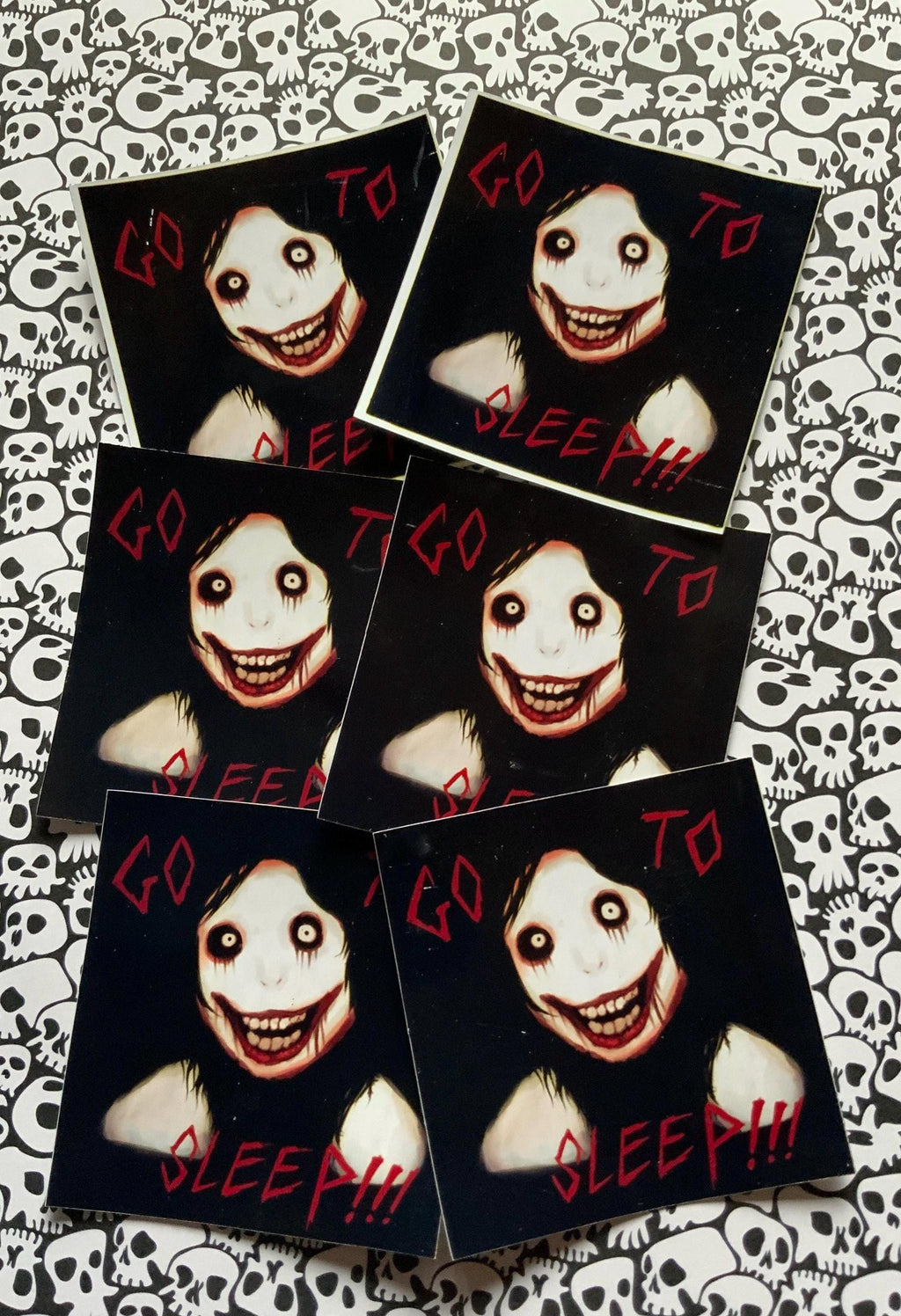 Jeff The Killer - Creepypasta  Vinyl Sticker/Decal
