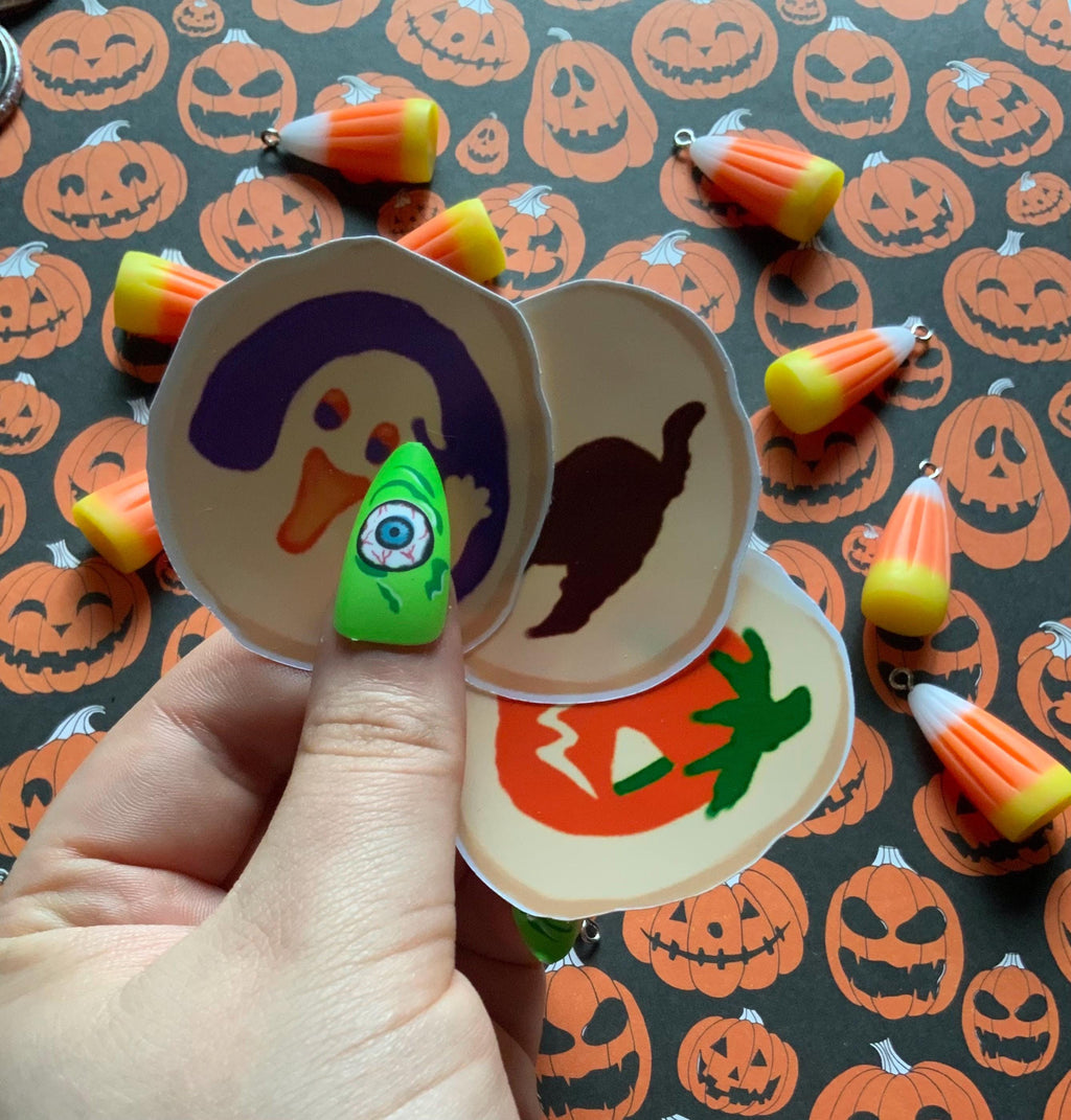 Halloween Sugar Cookie stickers /Decal