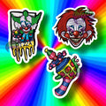 Handmade Killer Space Clowns - Waterproof High Quality Vinyl Stickers / Decal