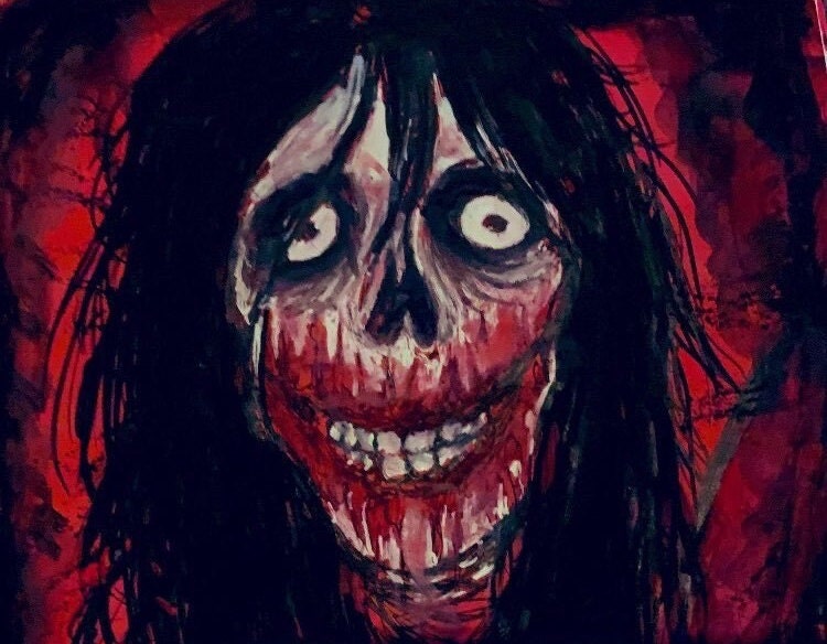 Jeff The Killer Art Print - A5 - Wall Art , Creepypasta decor fan art , nostalgic , internet horror , emo , wall art , spooky ,killer