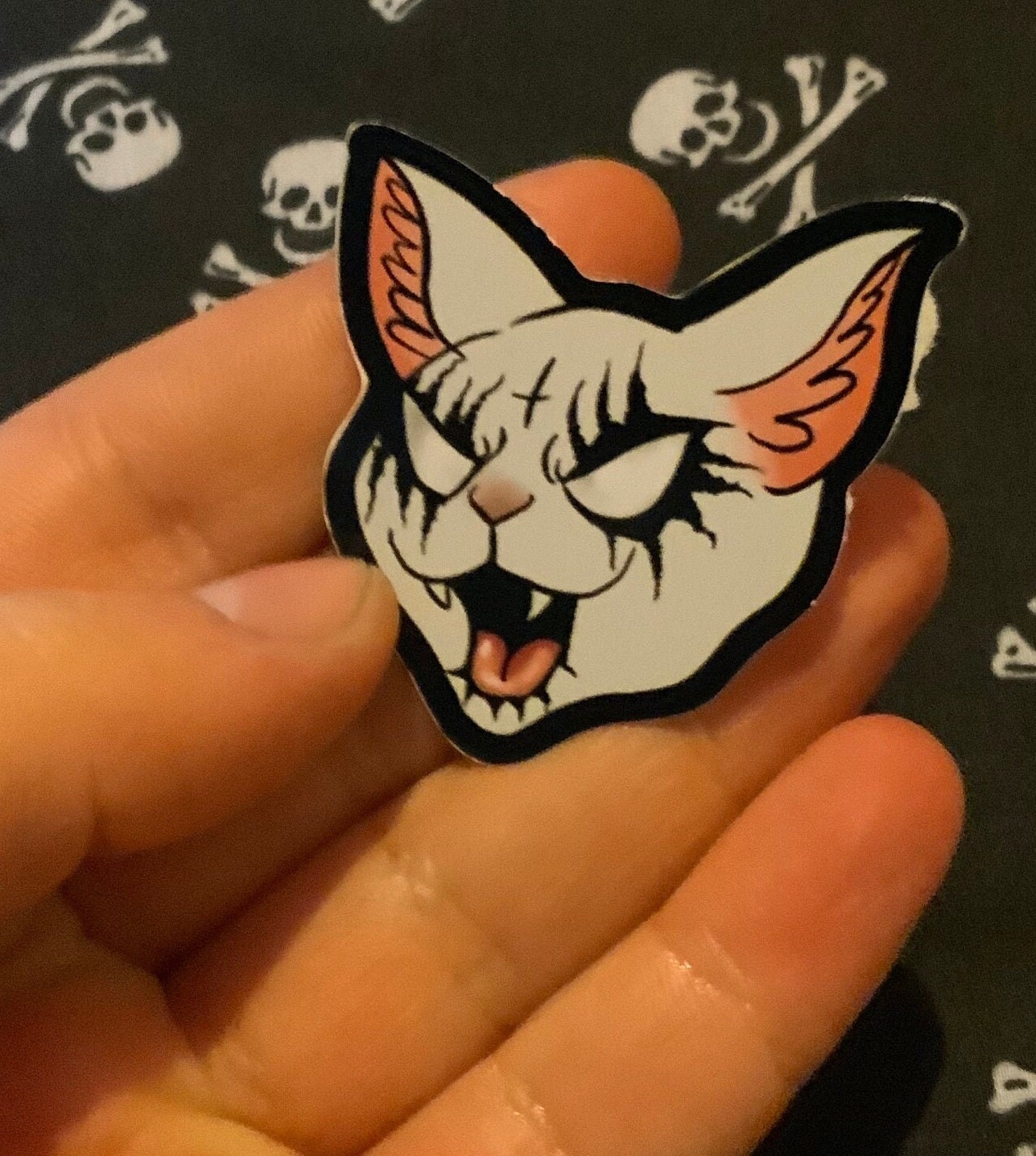 CorpsePaint Kitty Vinyl  Waterproof Sticker / Decal