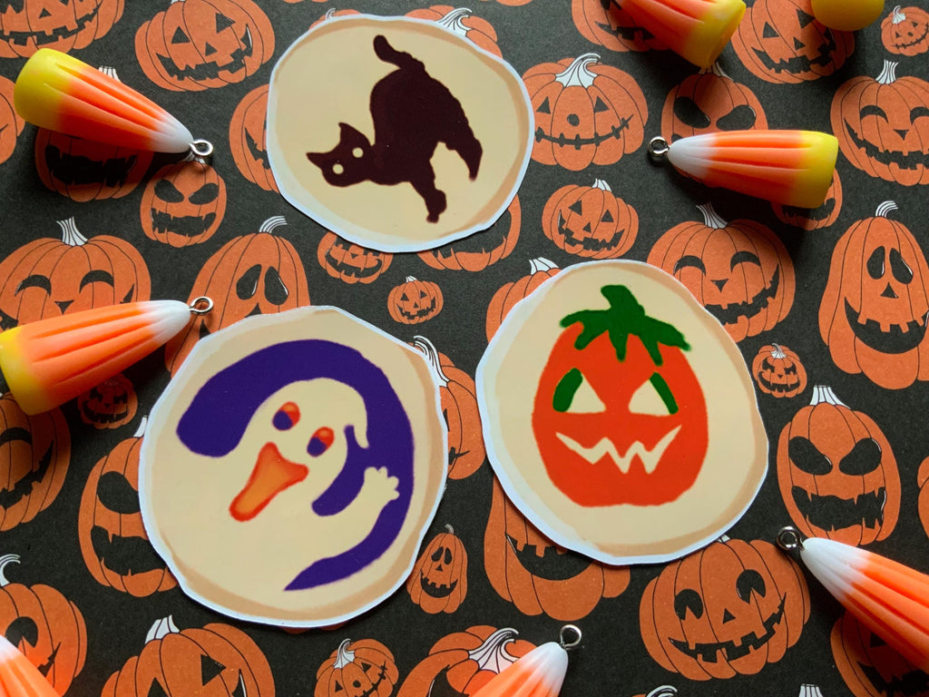 Halloween Sugar Cookie stickers /Decal