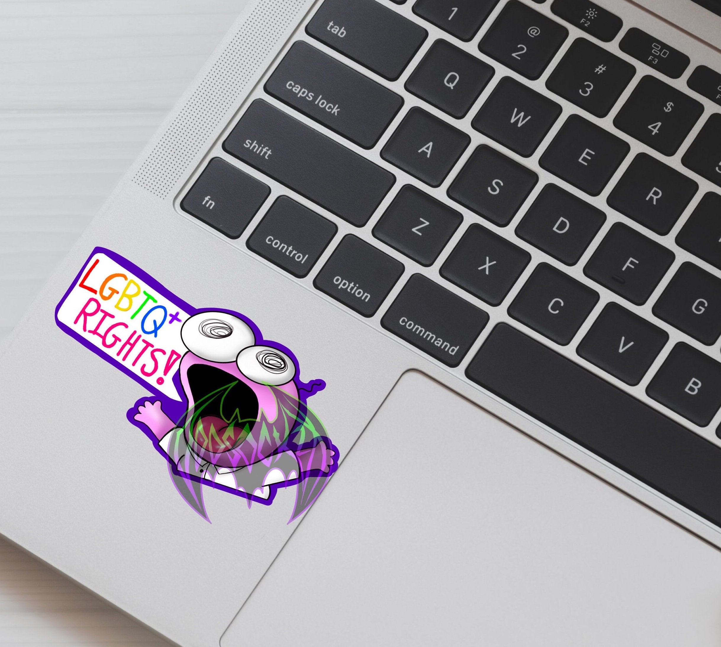 LGBTQIA+ Trans Rights! - Pim Smiling Pals Vinyl Stciker / Decal