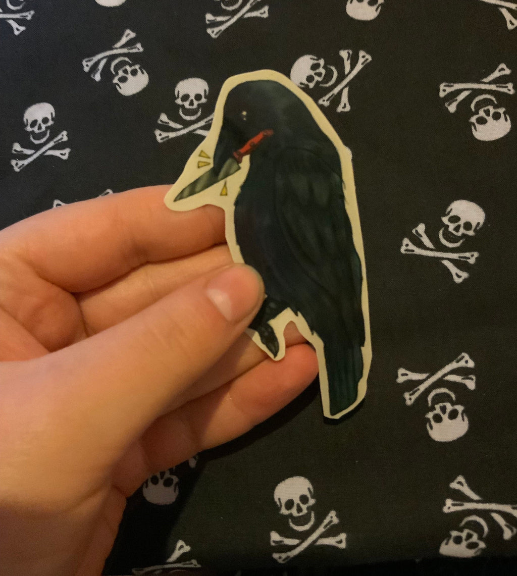 Chaotic Crows Stickers