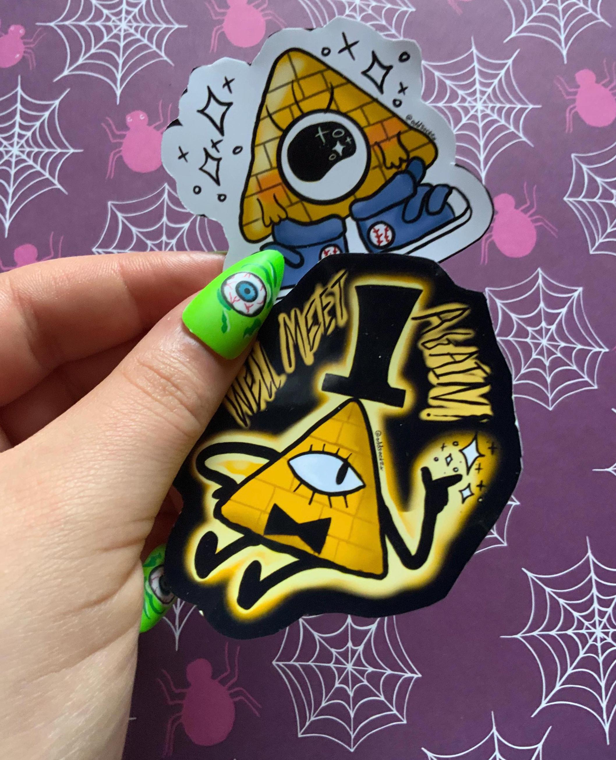 Bill Cipher /Baby Bill vinyl stickers /Decal