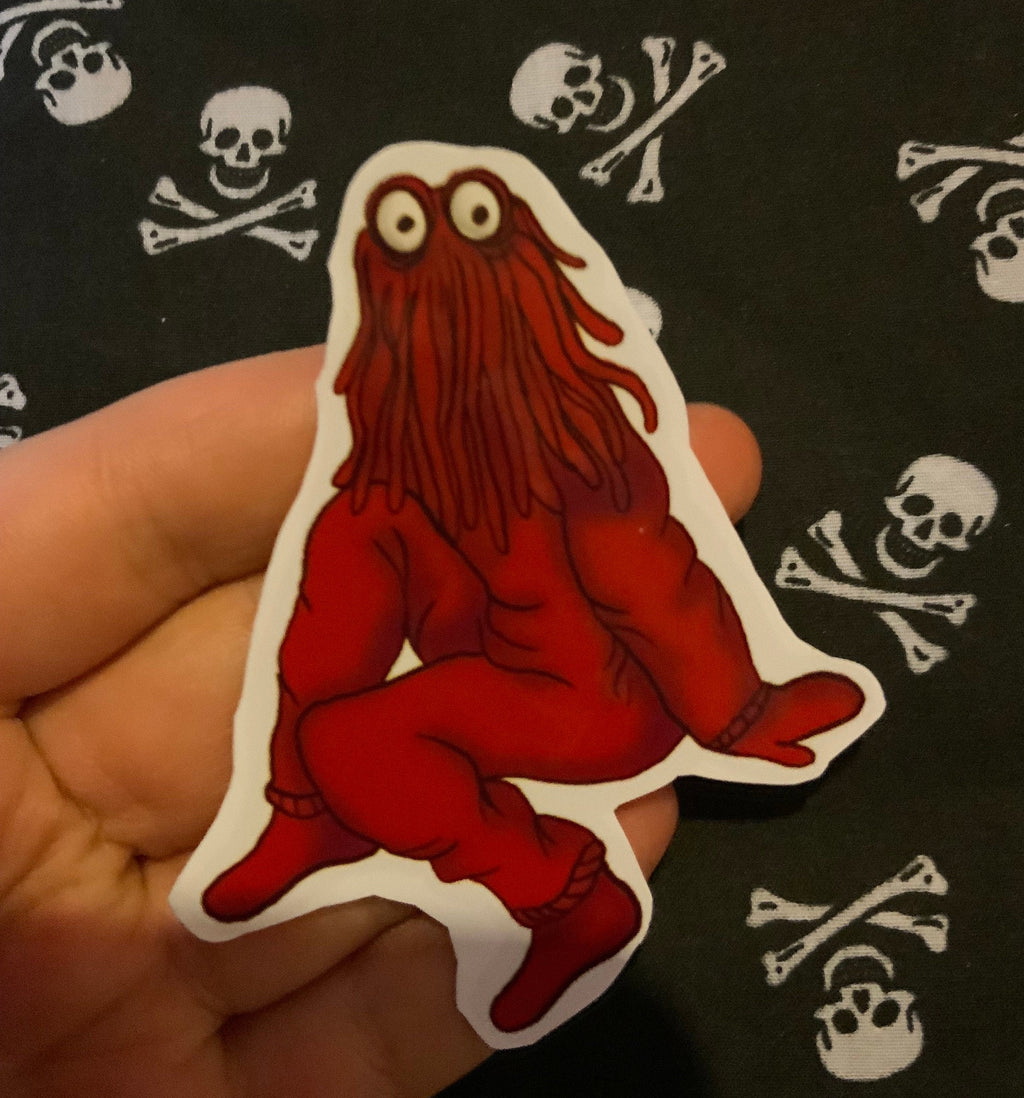 DHMIS - Yellow guy , Red guy , Bird guy- WaterProof vinyl Stickers