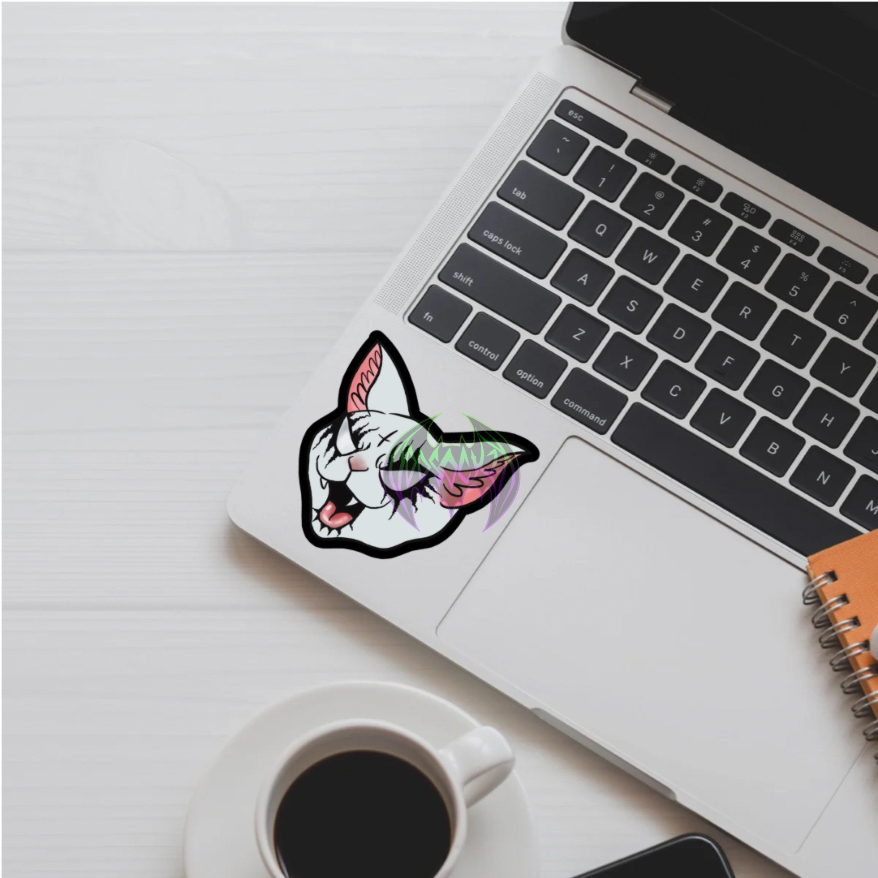 CorpsePaint Kitty Vinyl  Waterproof Sticker / Decal