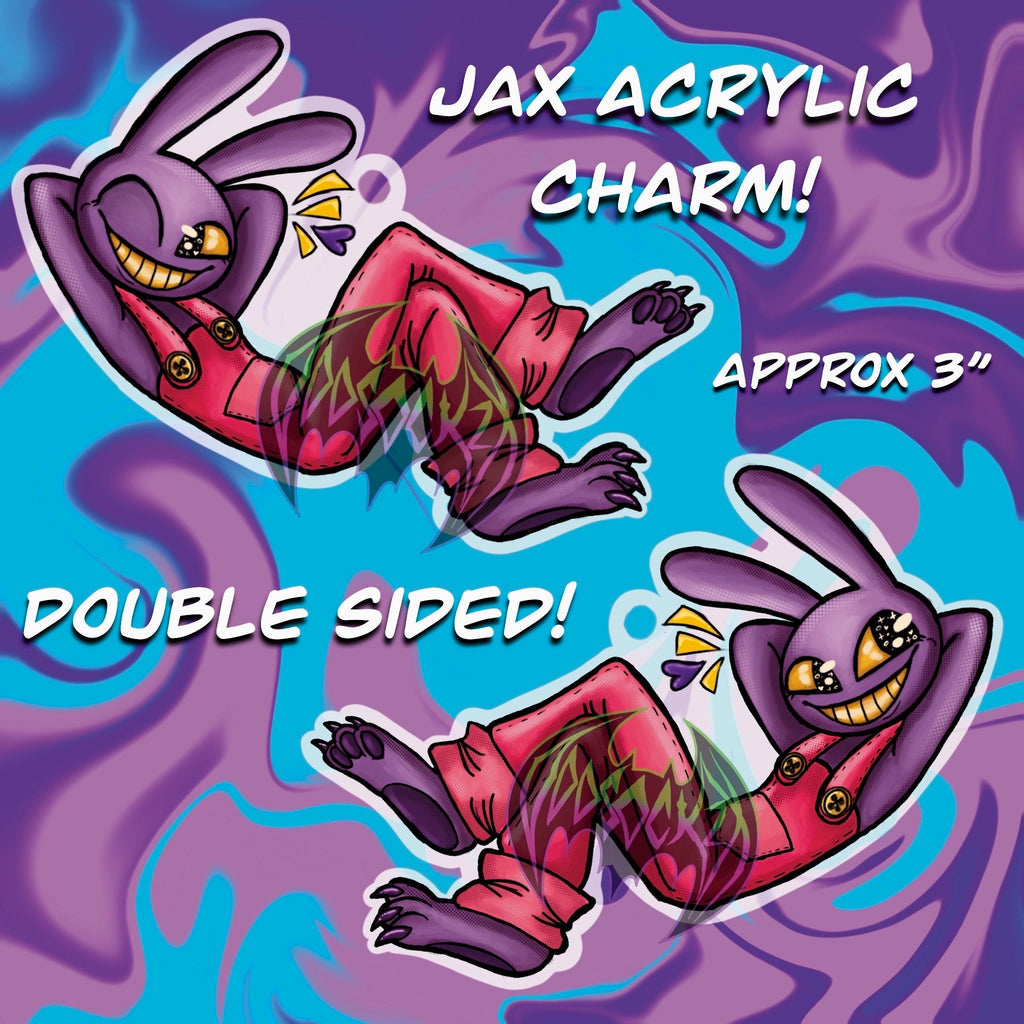 Jax - Digital Circus Double sided Acrylic Keychain