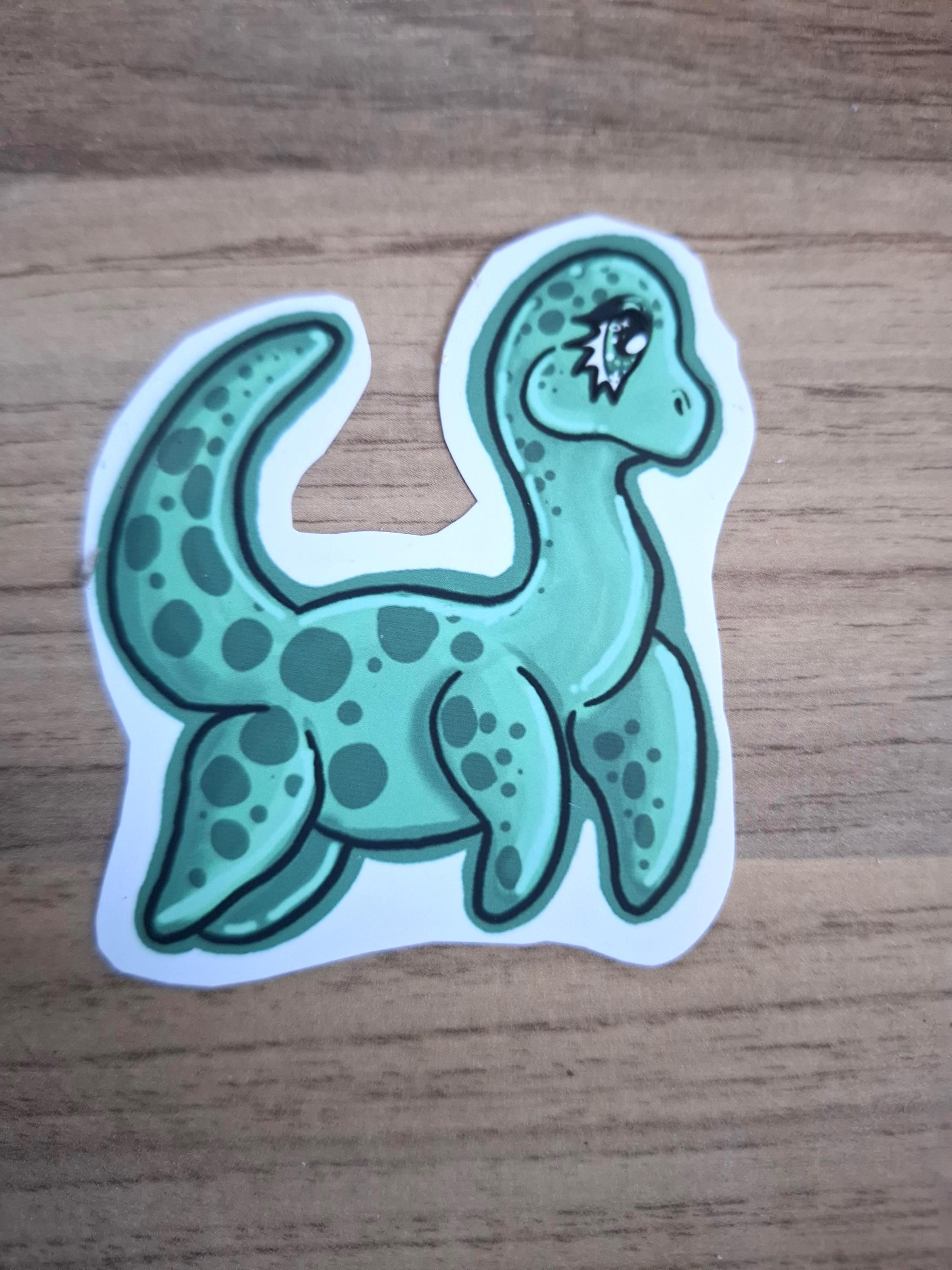 Cryptid Cuties Handmade Vinyl Stickers- Creepycute Monsters, Gothic spooky gift idea , cryptids , monsters, folklore creatures.