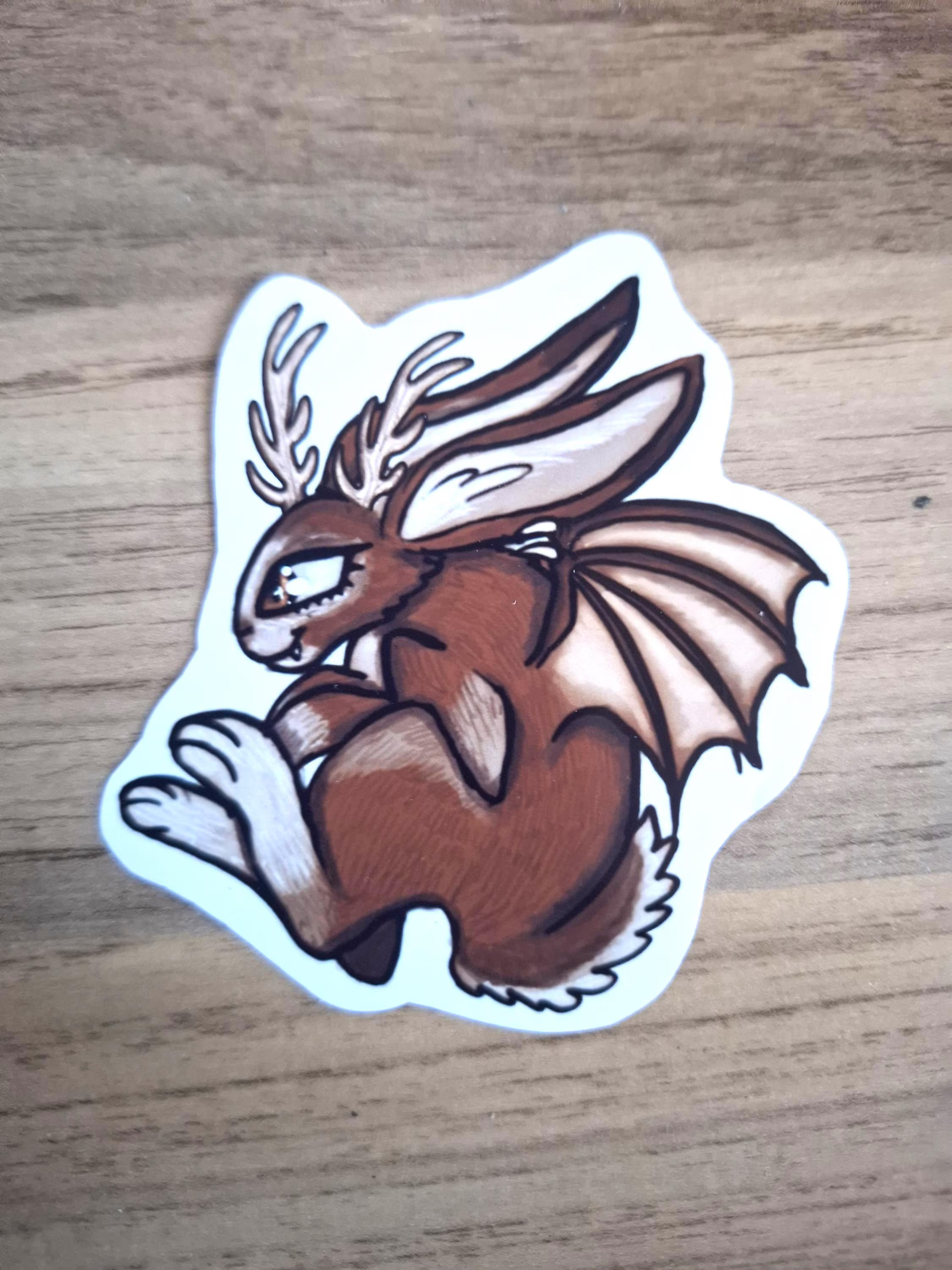 Cryptid Cuties Handmade Vinyl Stickers- Creepycute Monsters, Gothic spooky gift idea , cryptids , monsters, folklore creatures.